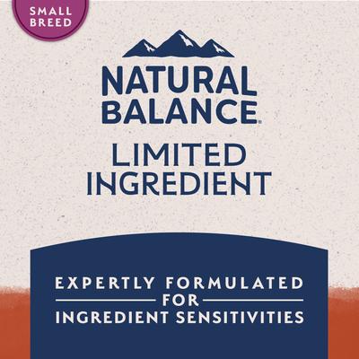 Show full view: Natural Balance Limited Ingredient Grain-Free Salmon & Sweet Potato Small Breed Bites Recipe Dry Dog Food, 12-lb bag slide 4 of 11