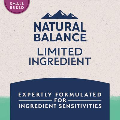 Show full view: Natural Balance L.I.D. Limited Ingredient Diets Small Breed Bites Grain-Free Chicken & Sweet Potato Formula Dry Dog Food, 12-lb bag + Natural Balance L.I.T. Limited Ingredient Grain-Free Treats Sweet Potato & Chicken Formula Dog Treats, Small Breed, 8-oz bag slide 8 of 9