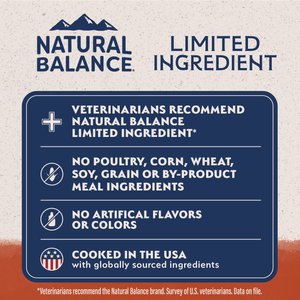 Natural Balance Limited Ingredient Grain-Free Salmon & Sweet Potato Small Breed Bites Recipe Dry Dog Food, 12-lb bag