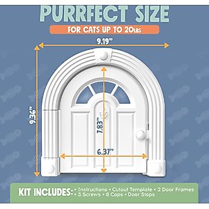 Purrfect Portal Meow Manor Interior Cat Door