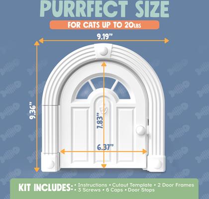 Show full view: Purrfect Portal Meow Manor Interior Cat Door slide 6 of 7