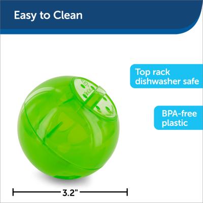 Show full view: PetSafe SlimCat Interactive Cat Feeder, Green, 0.66-cup slide 3 of 11