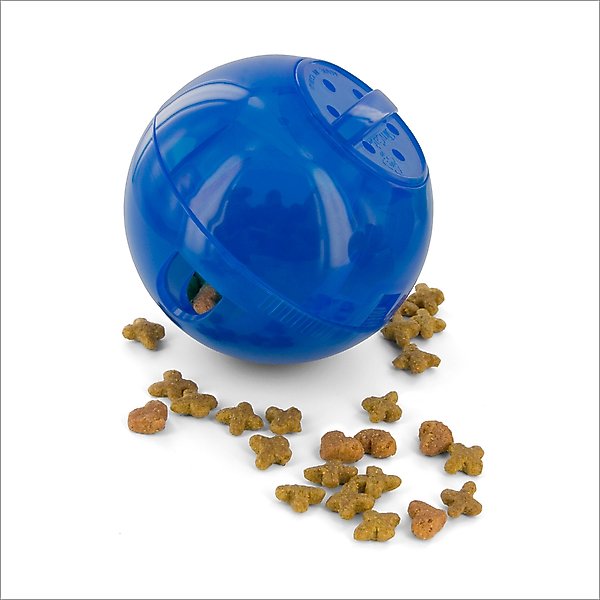 Show full view: PetSafe SlimCat Interactive Cat Feeder, Blue, 0.66-cup slide 1 of 11