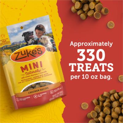 Show full view: Zuke's Mini Naturals Chicken Recipe Training Dog Treats, 10-oz pouch slide 8 of 15