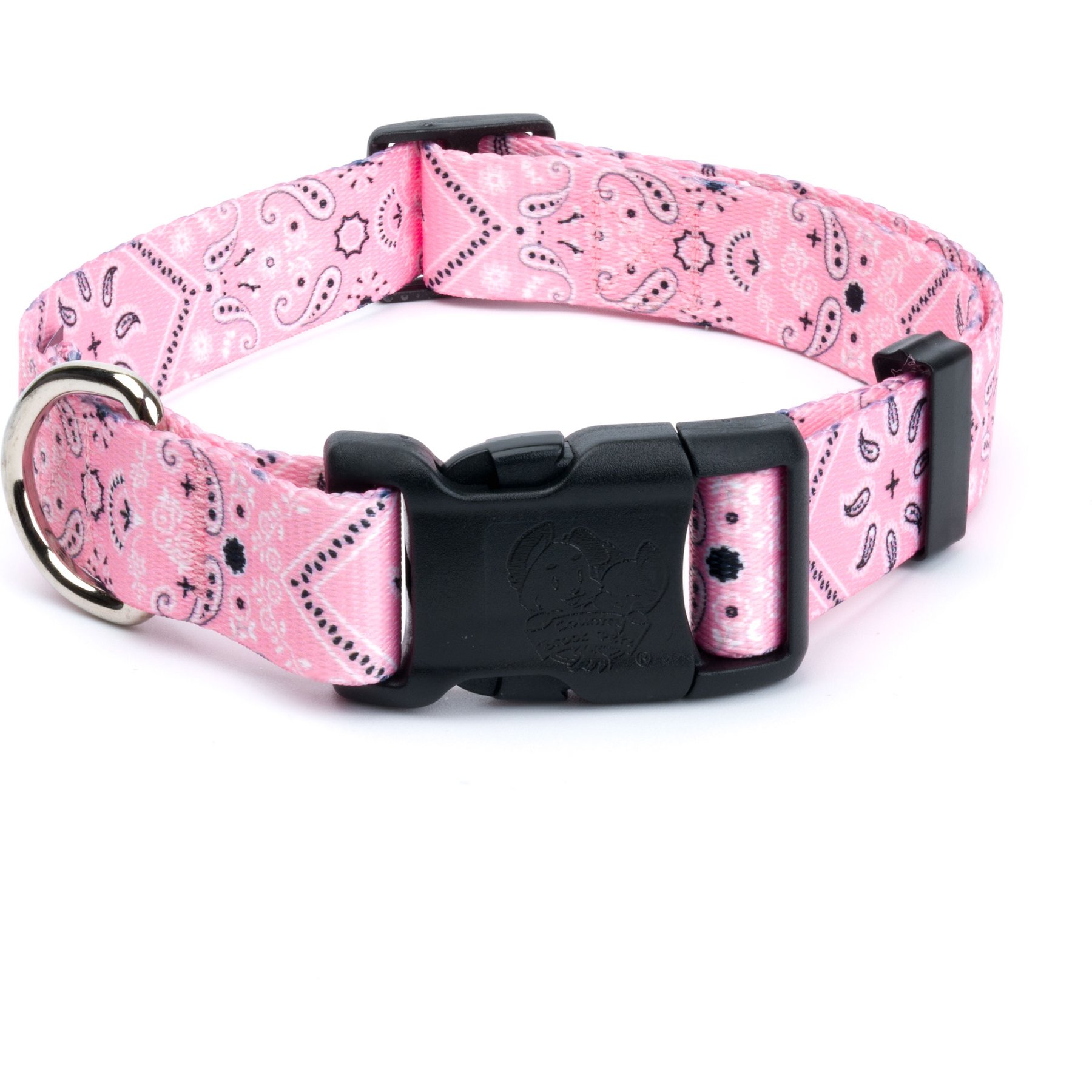 Country Brook Design Deluxe Bandana Dog Collar, Pink, Large