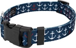 Country Brook Design Deluxe Anchors Away Dog Collar, Blue, Medium slide 2 of 7