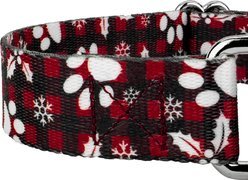 Country Brook Design Christmas Plaid Martingale Dog Collar, Small slide 2 of 6