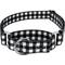 Show in main carousel: Country Brook Design Black & White Buffalo Plaid Martingale Dog Collar, Medium slide 1 of 7