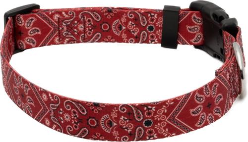 Show full view: Country Brook Design Deluxe Bandana Dog Collar, Red, X-Small slide 5 of 6