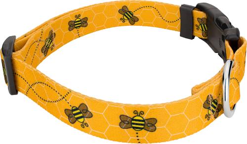 Show full view: Country Brook Design Deluxe Busy Bee Dog Collar, Large slide 7 of 8