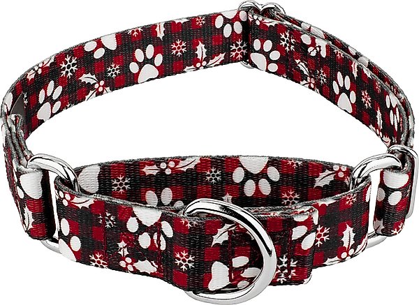 Show full view: Country Brook Design Christmas Plaid Martingale Dog Collar, X-Small slide 1 of 6