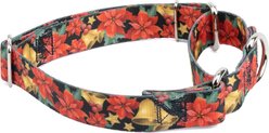 Country Brook Design Christmas Poinsettias Martingale Dog Collar, X-Small slide 2 of 6