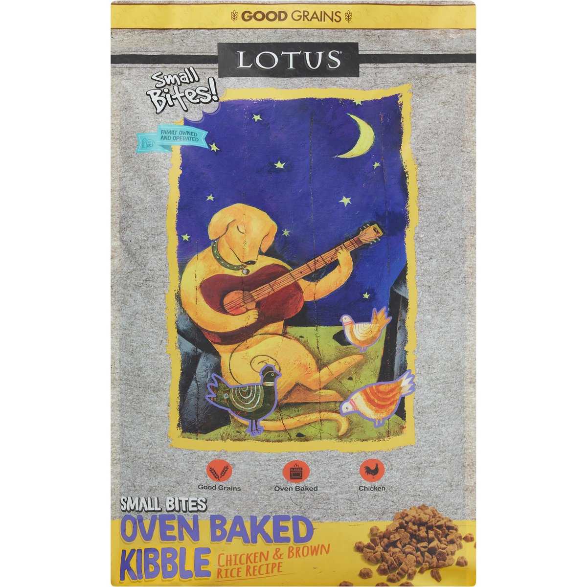 Lotus Oven-Baked Chicken Small Bites Adult Dry Dog Food, 12.5-lb bag