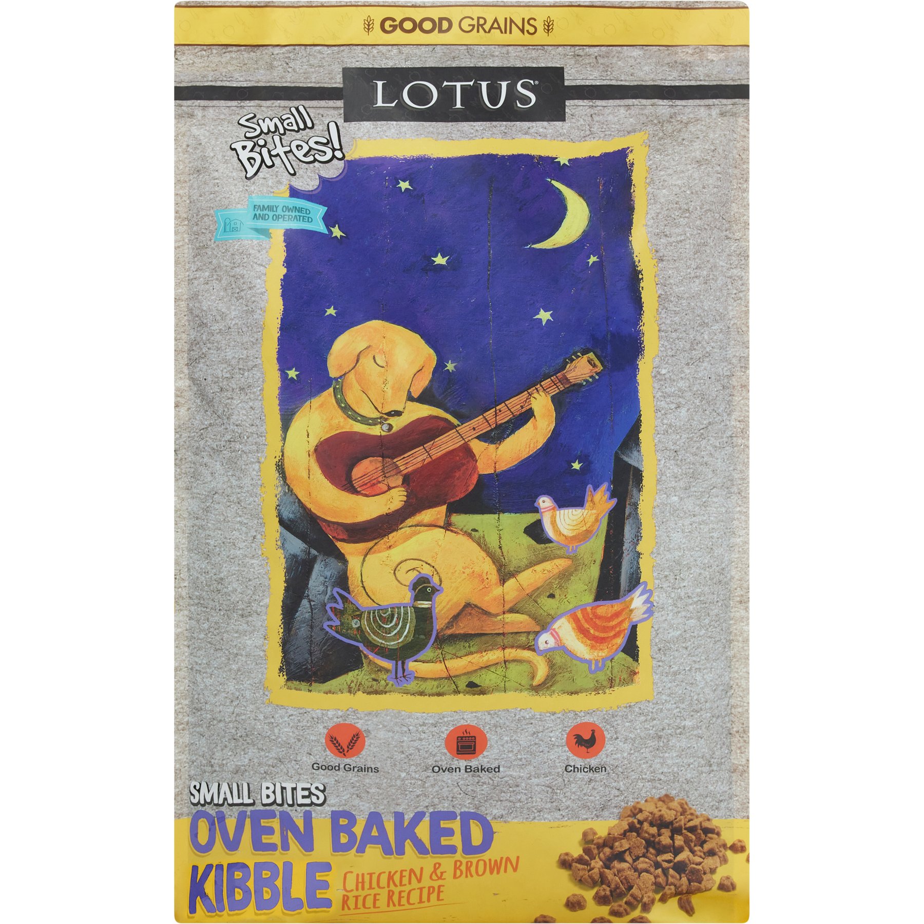 Lotus Oven-Baked Chicken Small Bites Adult Dry Dog Food, 12.5-lb bag
