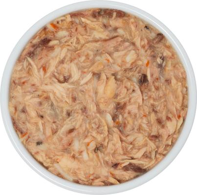 Show full view: Fussie Cat Tuna with Oceanfish in Goats Milk Wet Cat Food, 2.47-oz can, case of 24 slide 5 of 6