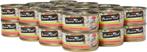 Show full view: Fussie Cat Premium Tuna Formula in Aspic Grain-Free Canned Cat Food, 2.82-oz can, case of 24 slide 4 of 7