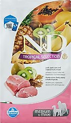 Farmina N&D Tropical Selection Pork Adult Medium & Maxi Dry Dog Food, 4.4-lb bag