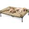 Show in main carousel: Veehoo Elevated Dog Bed with Bolster Mat, Beige, XX-Large slide 1 of 9