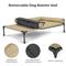Show in main carousel: Veehoo Elevated Dog Bed with Bolster Mat, Beige, Medium slide 4 of 10