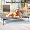 Show in main carousel: Veehoo Elevated Dog Bed with Bolster Mat, Brown, XX-Large slide 7 of 9