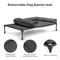 Show in main carousel: Veehoo Elevated Dog Bed with Bolster Mat, Black, Large slide 4 of 9