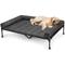 Show in main carousel: Veehoo Elevated Dog Bed with Bolster Mat, Black, X-Large slide 1 of 9