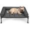 Show in main carousel: Veehoo Elevated Dog Bed with Bolster Mat, Black, Medium slide 1 of 9