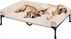 Veehoo Elevated Dog Bed with Cozy Pillow, Black, XX-Large