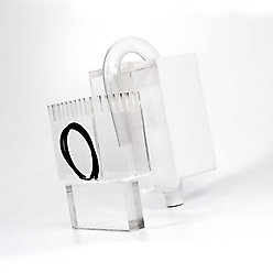 Pro Clear Aquatic Systems Prefilter Single Output, Overflow Box, White