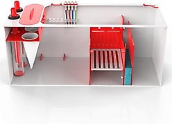 Pro Clear Aquatic Systems Redflex 4 In 1 Sump 300, Red & White, 37 x 14.5 x 16-in