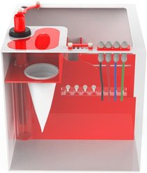 Pro Clear Aquatic Systems Redflex 4 In 1 Sump 100, Red & White, 16 x 16 x 16-in