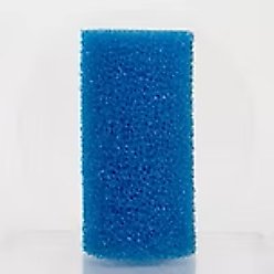 Pro Clear Aquatic Systems Cylinder Sponge, Blue, 5-in