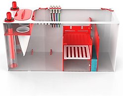 Pro Clear Aquatic Systems Redflex 4 In 1 Sump 200, Red & White, 32 x 12 x 16-in