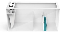 Pro Clear Aquatic Systems Ecoreef Sump 200, Blue & White, 32 x 12 x 16-in
