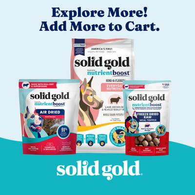 Show full view: Solid Gold Mobility Support Beef & Vegetables Wet Dog Food, 3.5-oz cup, case of 6 slide 10 of 11