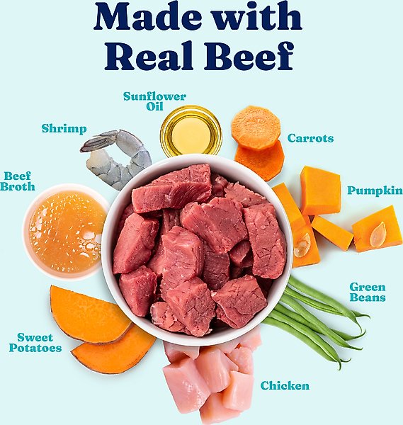 Show full view: Solid Gold Mobility Support Beef & Vegetables Wet Dog Food, 3.5-oz cup, case of 6 slide 3 of 11