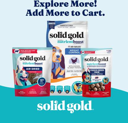 Show full view: Solid Gold Fit & Fabulous Chicken, Sweet Potato & Green Bean Weight Control Recipe Grain-Free Canned Dog Food, 13.2-oz, case of 6 slide 7 of 9