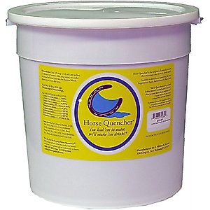 Horse Quencher Peppermint Flavor Crumble Horse Electrolyte Supplement, 13-lb pail