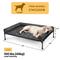 Show in main carousel: Veehoo Elevated Dog Bed with Bolster Mat, Black, Large slide 2 of 9
