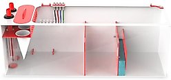 Pro Clear Aquatic Systems Redflex Reef Sump 400, Red & White, 45 x 14.5 x 16-in