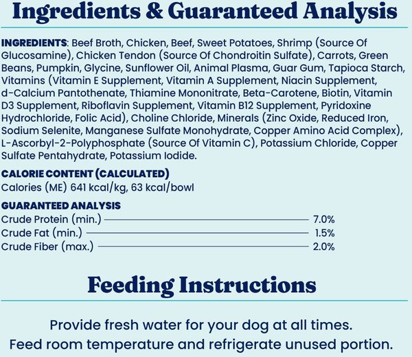 Show full view: Solid Gold Mobility Support Beef & Vegetables Wet Dog Food, 3.5-oz cup, case of 6 slide 9 of 11