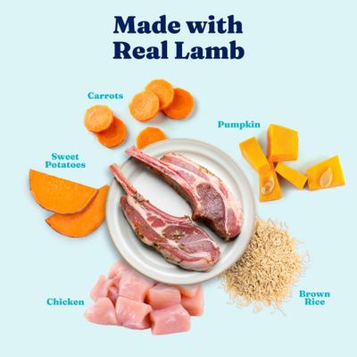 Show full view: Solid Gold Nutrientboost Hund-n-Flocken Lamb Recipe with Healthy Whole Grains Wet Dog Food, 12.5-oz can, case of 6 slide 3 of 9