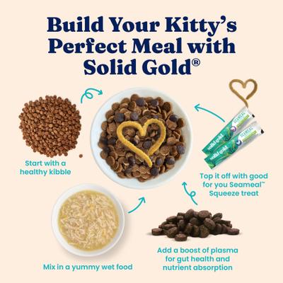 Show full view: Solid Gold Nature's Harmony Chicken & Pumpkin Grain-Free Shreds in Gravy Wet Cat Food, 2.8-oz can, 12 count slide 8 of 11