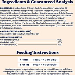 Solid Gold Nature's Harmony Chicken & Duck Grain-Free Shreds in Gravy Wet Cat Food, 2.8-oz can, 12 count slide 2 of 9