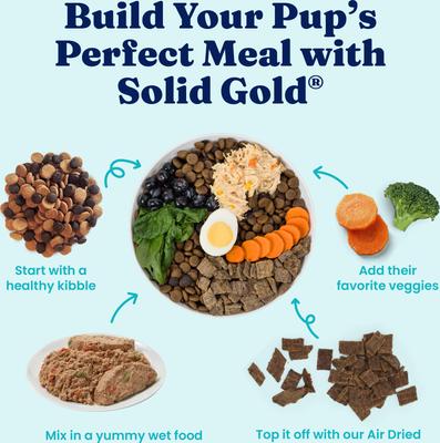 Show full view: Solid Gold Fit & Fabulous Chicken, Sweet Potato & Green Bean Weight Control Recipe Grain-Free Canned Dog Food, 13.2-oz, case of 6 slide 5 of 9