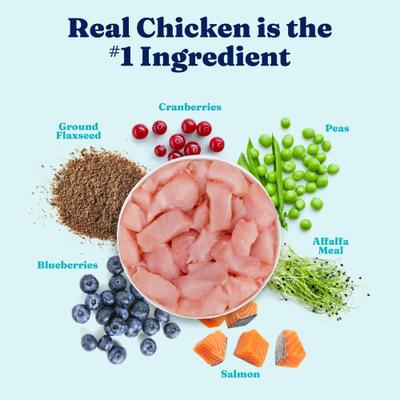 Show full view: Solid Gold Leaping Waters Chicken & Salmon Recipe with Vegetable Recipe Grain-Free Small & Medium Breed Canned Dog Food, 13.2-oz, case of 6 slide 3 of 10