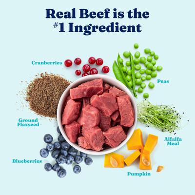 Show full view: Solid Gold Barking at the Moon 95% Beef Recipe Grain-Free Canned Dog Food, 13.2-oz, case of 6 slide 3 of 9