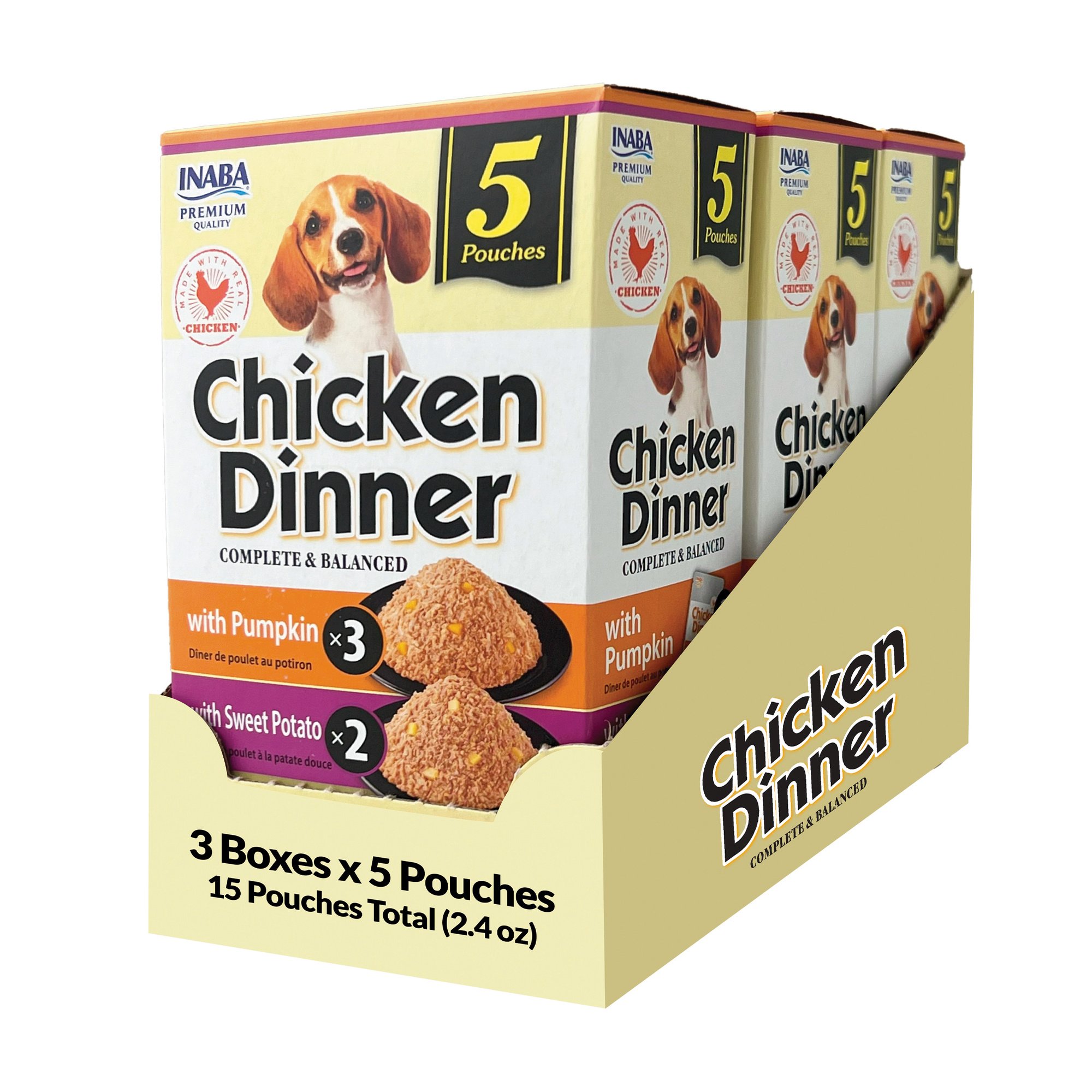 Product Reviews for INABA Chicken Dinner Pumpkin & Sweet Potato