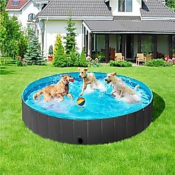 Yaheetech Foldable Pet Pool, Black, XXXX-Large, 79-in