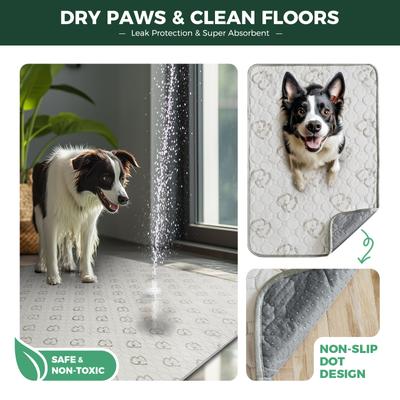 Show full view: FXW Washable Dog Pee Pads, Rectangle: 98 x 43-in, 1 count slide 3 of 9